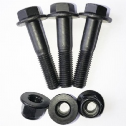 Hex flange bolts and nuts